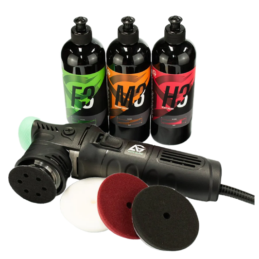 Kit lucidatrice Dual Action da 3"